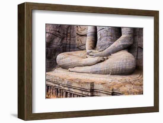 Seated Buddha in Meditation-Matthew Williams-Ellis-Framed Premium Photographic Print