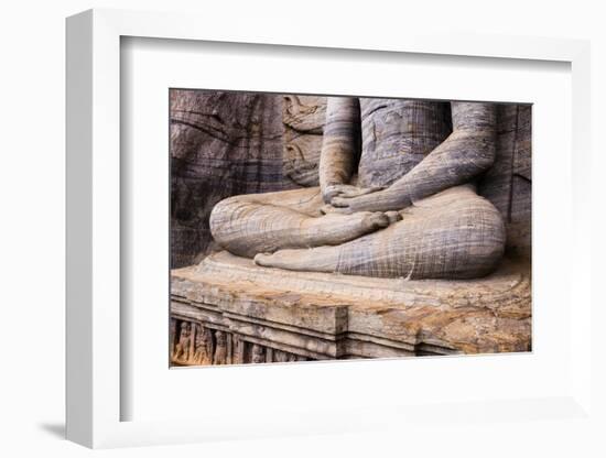 Seated Buddha in Meditation-Matthew Williams-Ellis-Framed Premium Photographic Print