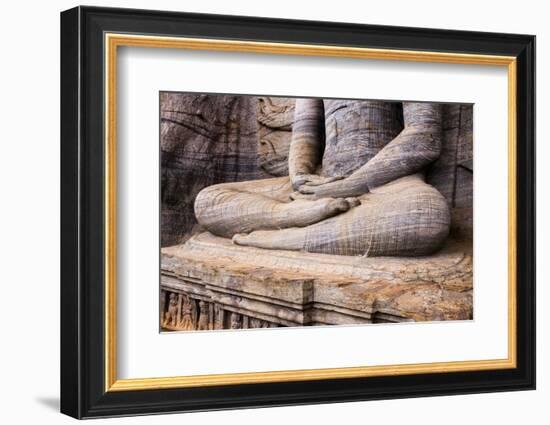 Seated Buddha in Meditation-Matthew Williams-Ellis-Framed Premium Photographic Print