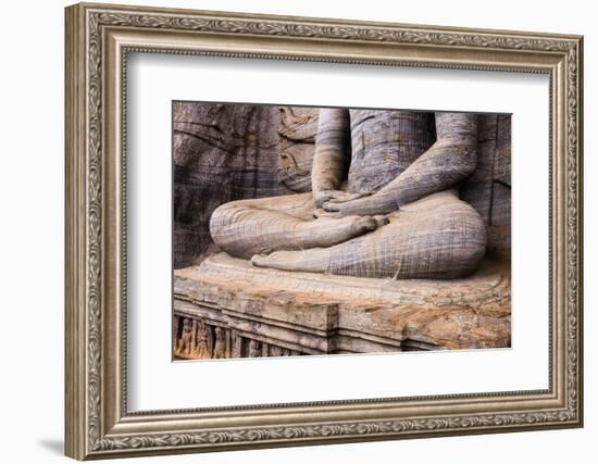 Seated Buddha in Meditation-Matthew Williams-Ellis-Framed Photographic Print