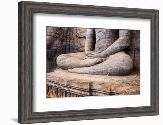 Seated Buddha in Meditation-Matthew Williams-Ellis-Framed Photographic Print