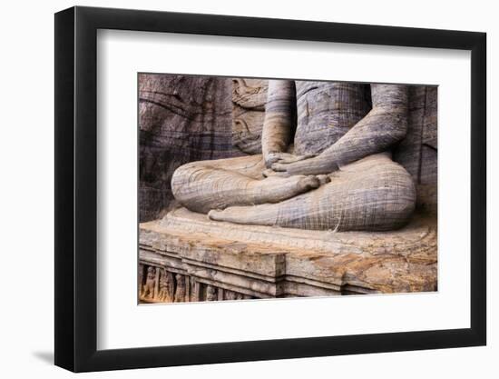 Seated Buddha in Meditation-Matthew Williams-Ellis-Framed Photographic Print