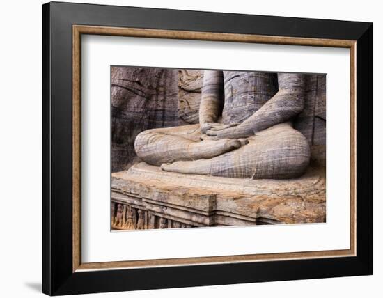 Seated Buddha in Meditation-Matthew Williams-Ellis-Framed Photographic Print