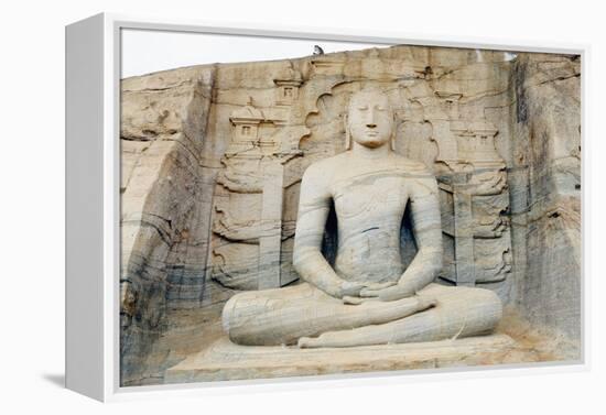 Seated Buddha-Christian Kober-Framed Premier Image Canvas