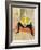 Seated Clowness (Mademoiselle Cha-U-Ka-O) - Oeuvre De Henri De Toulouse Lautrec (Toulouse-Lautrec)-Henri de Toulouse-Lautrec-Framed Giclee Print