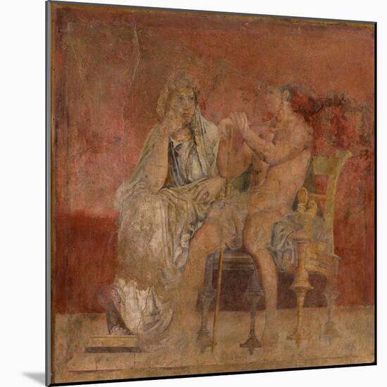 Seated couple, c.50–40 B.C.-Roman Republican Period-Mounted Giclee Print