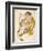 Seated Couple-Egon Schiele-Framed Giclee Print