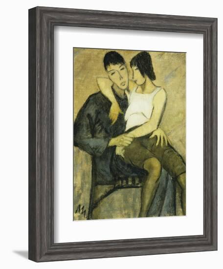 Seated Couple-Otto Mueller-Framed Giclee Print