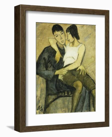 Seated Couple-Otto Mueller-Framed Giclee Print