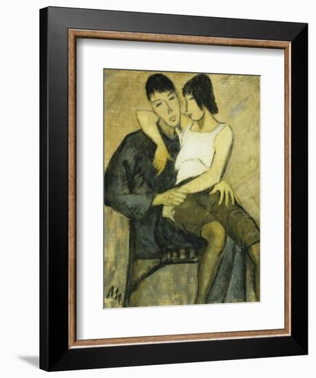 Seated Couple-Otto Mueller-Framed Giclee Print