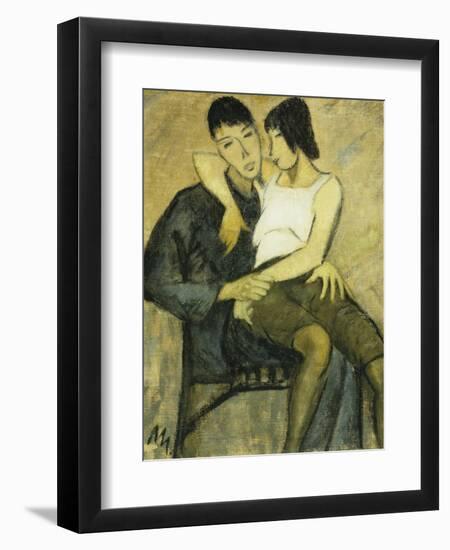 Seated Couple-Otto Mueller-Framed Giclee Print