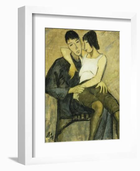 Seated Couple-Otto Mueller-Framed Giclee Print