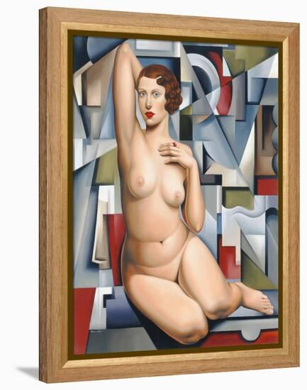 Seated Cubist Nude-Catherine Abel-Framed Premier Image Canvas