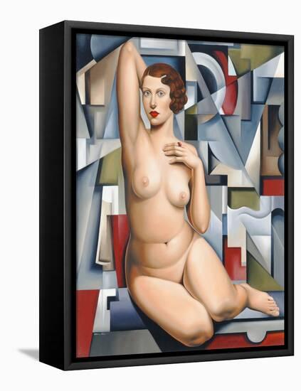 Seated Cubist Nude-Catherine Abel-Framed Premier Image Canvas