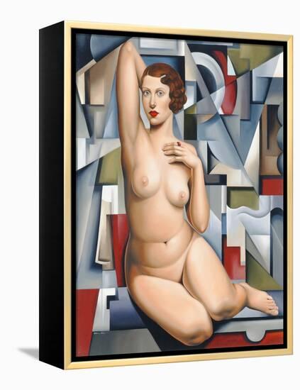 Seated Cubist Nude-Catherine Abel-Framed Premier Image Canvas