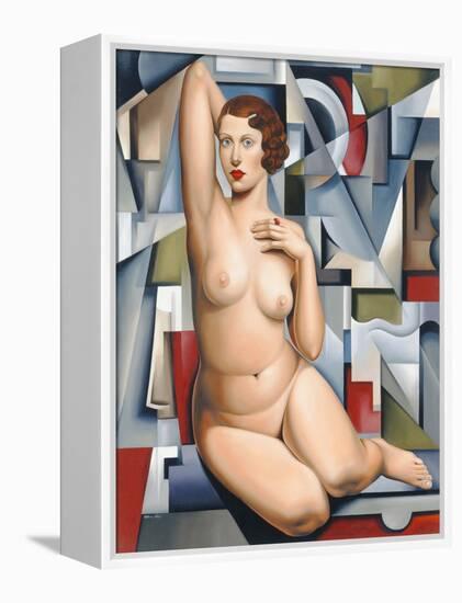 Seated Cubist Nude-Catherine Abel-Framed Premier Image Canvas