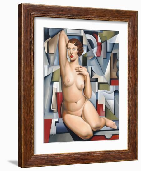 Seated Cubist Nude-Catherine Abel-Framed Giclee Print