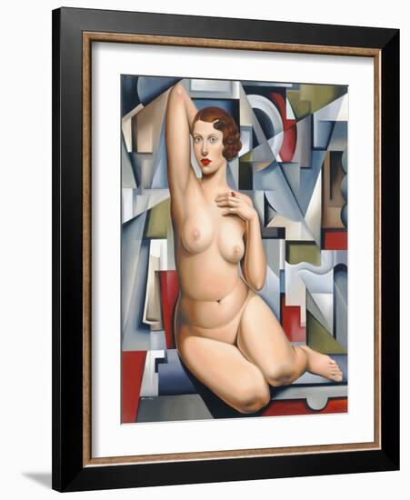 Seated Cubist Nude-Catherine Abel-Framed Giclee Print