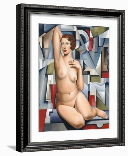 Seated Cubist Nude-Catherine Abel-Framed Giclee Print