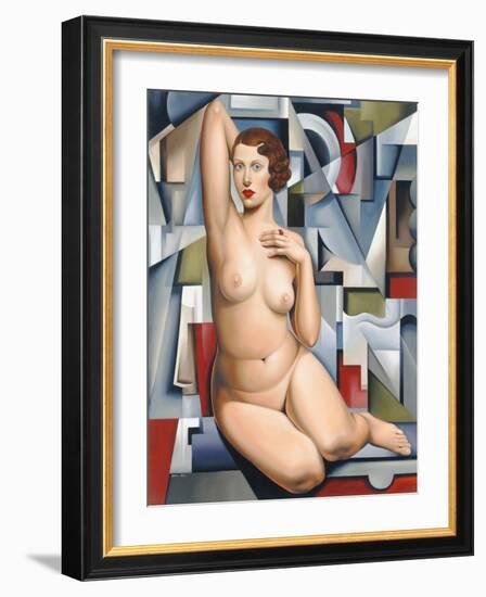 Seated Cubist Nude-Catherine Abel-Framed Giclee Print