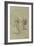 Seated Dancer Adjusting Her Shoes, circa 1890-Edgar Degas-Framed Giclee Print