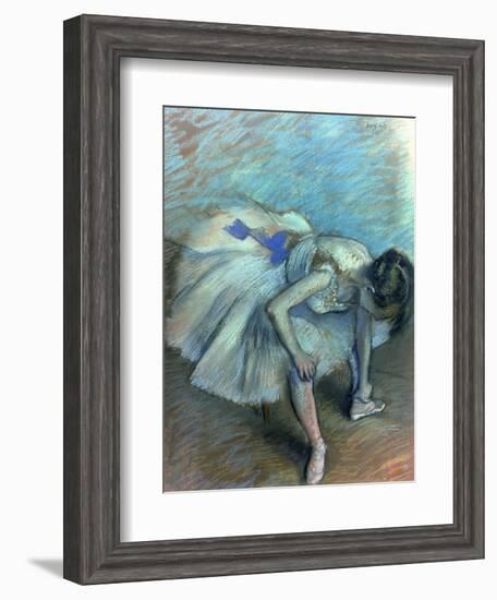 Seated Dancer, circa 1881-83-Edgar Degas-Framed Giclee Print