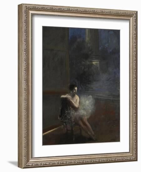 Seated Dancer-Jean Louis Forain-Framed Giclee Print