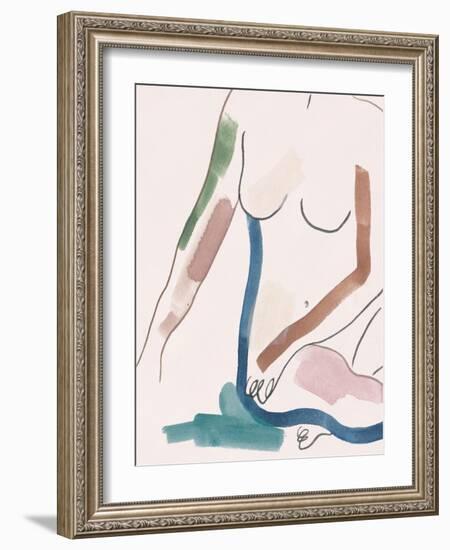 Seated Female Figure IV-Melissa Wang-Framed Art Print