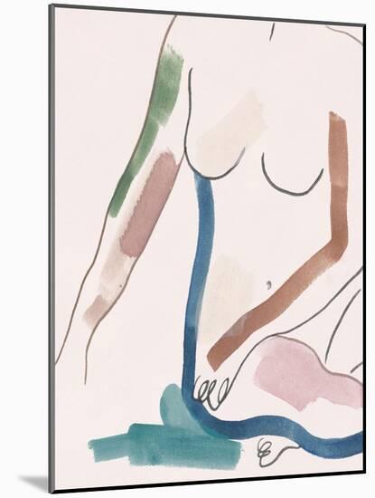 Seated Female Figure IV-Melissa Wang-Mounted Art Print