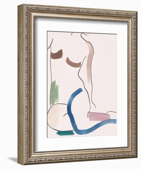 Seated Female Figure V-Melissa Wang-Framed Premium Giclee Print