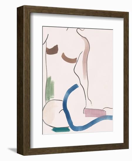 Seated Female Figure V-Melissa Wang-Framed Premium Giclee Print