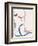 Seated Female Figure V-Melissa Wang-Framed Premium Giclee Print