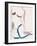 Seated Female Figure V-Melissa Wang-Framed Art Print