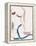 Seated Female Figure V-Melissa Wang-Framed Stretched Canvas