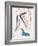 Seated Female Figure VI-Melissa Wang-Framed Art Print