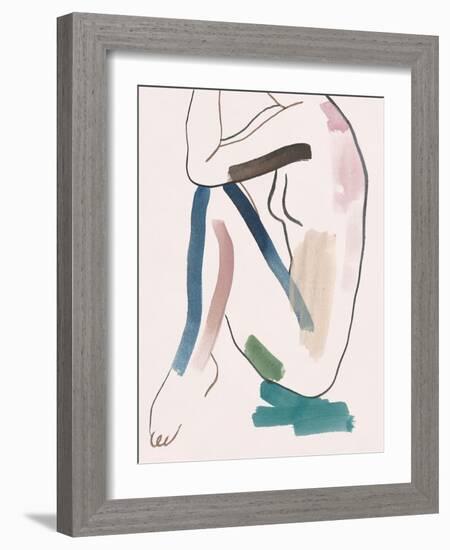 Seated Female Figure VI-Melissa Wang-Framed Art Print