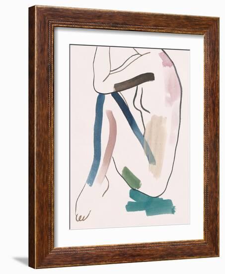 Seated Female Figure VI-Melissa Wang-Framed Art Print