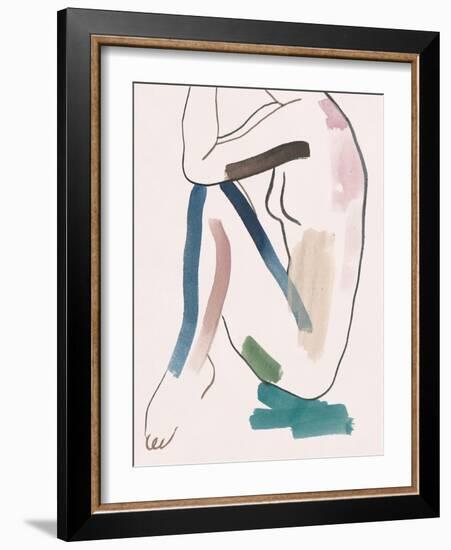 Seated Female Figure VI-Melissa Wang-Framed Art Print