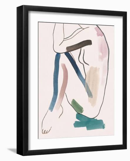 Seated Female Figure VI-Melissa Wang-Framed Art Print