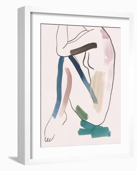 Seated Female Figure VI-Melissa Wang-Framed Art Print