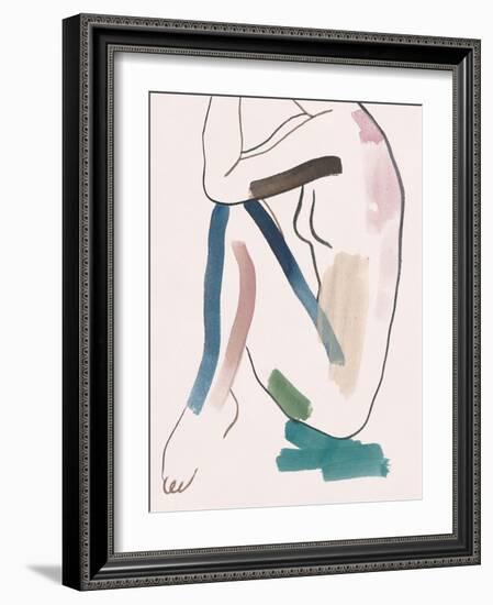 Seated Female Figure VI-Melissa Wang-Framed Art Print