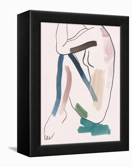 Seated Female Figure VI-Melissa Wang-Framed Stretched Canvas