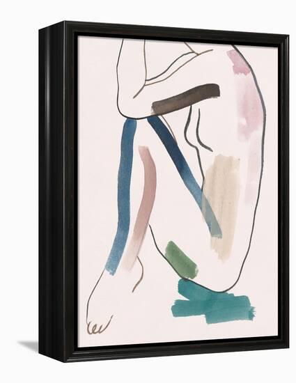 Seated Female Figure VI-Melissa Wang-Framed Stretched Canvas