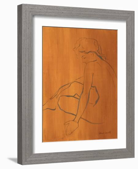 Seated Female Figure-Lanie Loreth-Framed Art Print