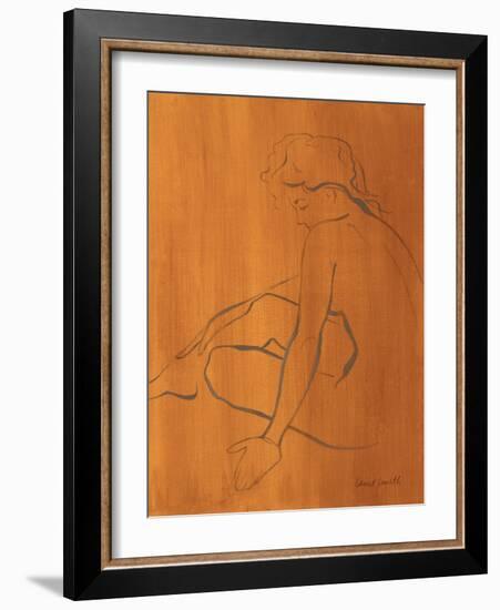 Seated Female Figure-Lanie Loreth-Framed Art Print