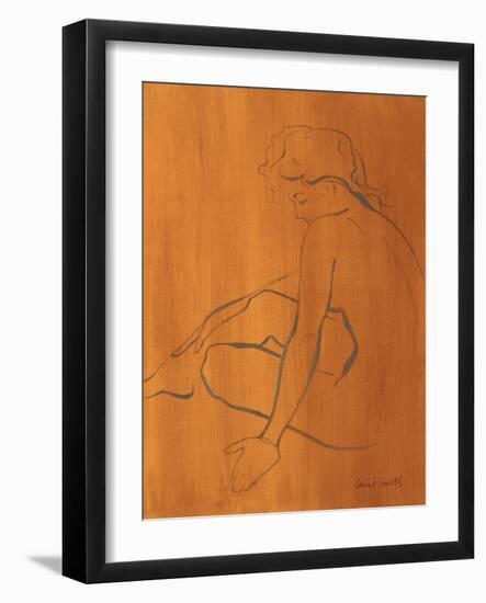 Seated Female Figure-Lanie Loreth-Framed Art Print