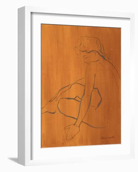 Seated Female Figure-Lanie Loreth-Framed Art Print