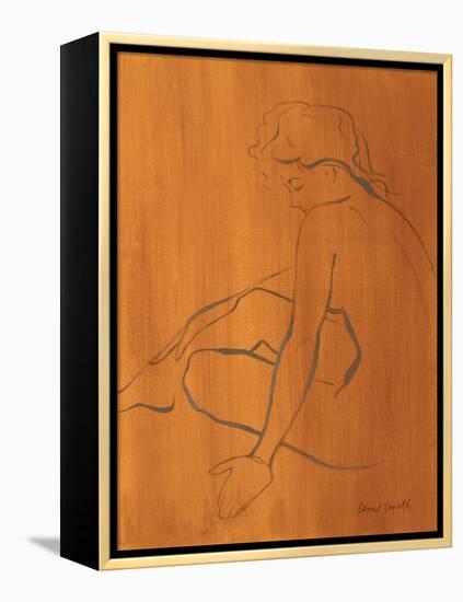 Seated Female Figure-Lanie Loreth-Framed Stretched Canvas