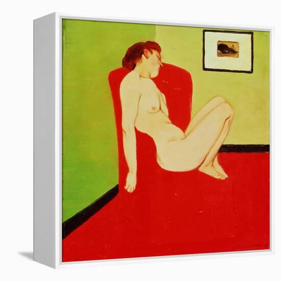 Seated Female Nude, 1897-Félix Vallotton-Framed Premier Image Canvas