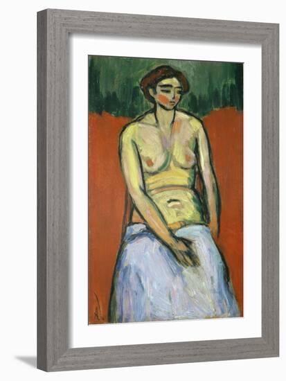 Seated Female Nude, C.1910-Alexej Von Jawlensky-Framed Giclee Print